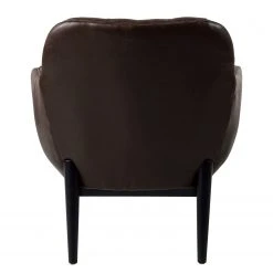 Fauteuil Jundiai en Imitation Cuir Marron Foncé - Confort et Style par Ars Manufacti -Pas Cher Fauteuils Magasin 1000180881 200708 10523500042 DETAILS P000000001000180881