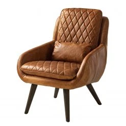 Fauteuil Belrose II en Cuir Véritable Cognac | Ars Manufacti | Fauteuils 1 Place