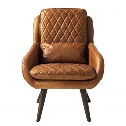 Fauteuil Belrose II en Cuir Véritable Cognac | Ars Manufacti | Fauteuils 1 Place -Pas Cher Fauteuils Magasin 1000180883 200708 10523800049 DETAILS P000000001000180883