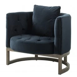 Fauteuil Drysdale en Velours Bleu Marine – Maison Belfort – Confort Élégant pour Votre Intérieur