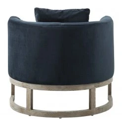 Fauteuil Drysdale en Velours Bleu Marine – Maison Belfort – Confort Élégant pour Votre Intérieur -Pas Cher Fauteuils Magasin 1000180884 210129 13513100004 DETAILS P000000001000180884