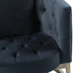 Fauteuil Drysdale en Velours Bleu Marine – Maison Belfort – Confort Élégant pour Votre Intérieur -Pas Cher Fauteuils Magasin 1000180884 210129 13513500009 DETAILS P000000001000180884