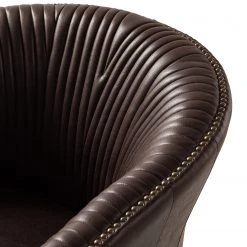 Ars manufacti Fauteuil Membre I - Imitation cuir marron foncé - Fauteuil 1 place élégant et confortable -Pas Cher Fauteuils Magasin 1000180892 210129 13514100017 DETAILS P000000001000180892