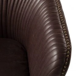 Ars manufacti Fauteuil Membre I - Imitation cuir marron foncé - Fauteuil 1 place élégant et confortable -Pas Cher Fauteuils Magasin 1000180892 210129 13514300019 DETAILS P000000001000180892