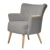 Fauteuil Sayda I - Tissu structuré Platine | Mørteens -Pas Cher Fauteuils Magasin 1000181907 191010 12204900015 IMAGE P000000001000181907