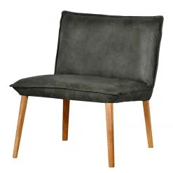 Mørteens Fauteuil Vestbyen en Cuir Véritable Anthracite - Design et Confort Supérieur