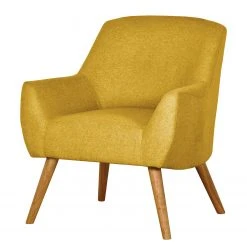 Mørteens Fauteuil Coolbie II - Tissu Jaune Maïs - Confort et Style pour Votre Salon