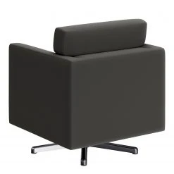Fauteuil Nibley II en Cuir Pigmenté Anthracite - Confort et Style | Loftscape -Pas Cher Fauteuils Magasin 1000183141 190927 15232400355 DETAILS P000000001000183141