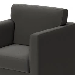 Fauteuil Nibley II en Cuir Pigmenté Anthracite - Confort et Style | Loftscape -Pas Cher Fauteuils Magasin 1000183141 190927 15232400356 DETAILS P000000001000183141