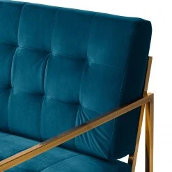 Red Living Fauteuil Cocora I - Velours Bleu marine - Confortable et Élégant -Pas Cher Fauteuils Magasin 1000183952 200204 08555500029 DETAILS P000000001000183952