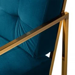 Red Living Fauteuil Cocora I - Velours Bleu marine - Confortable et Élégant -Pas Cher Fauteuils Magasin 1000183952 200204 08555500030 DETAILS P000000001000183952