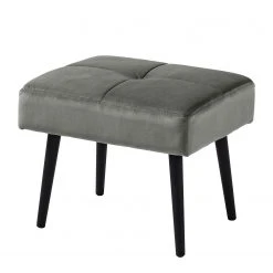 Jack & Alice Fauteuil Trilla - Fauteuil 1 place avec repose-pieds en velours gris -Pas Cher Fauteuils Magasin 1000184273 210323 15252201940 DETAILS P000000001000184273