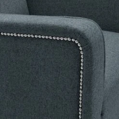 Maison Belfort Fauteuil Mirina I en Velours - Tissu Ala Bleu Beige | Confort et Élégance -Pas Cher Fauteuils Magasin 1000184888 190903 16043000023 DETAILS P000000001000184888