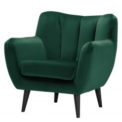 Fauteuil Polva I en Velours Ravi Vert vieilli - Norrwood | Confort et Élégance