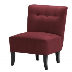 Fauteuil Tillet I en Microfibre Yona Bordeaux - Maison Belfort