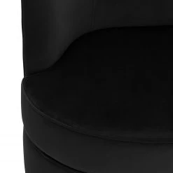 Jack & Alice Fauteuil Chanly I - Velours Ravi Noir | Fauteuil 1 Place Élégant et Confortable -Pas Cher Fauteuils Magasin 1000185106 190903 16070002420 DETAILS P000000001000185106