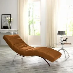 Loftscape Chaise Relax Kasson - Microfibre Bice Cognac - Chrome Brillant | Confort Premium -Pas Cher Fauteuils Magasin 1000185352 190917 17062000454 MOOD DETAILS P000000001000185352 mood