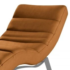 Loftscape Chaise Relax Kasson - Microfibre Bice Cognac - Chrome Brillant | Confort Premium -Pas Cher Fauteuils Magasin 1000185352 190917 17062000456 DETAILS P000000001000185352