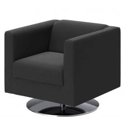 Fauteuil Wilno V en Cuir Véritable Noir - Loftscape Siège Design
