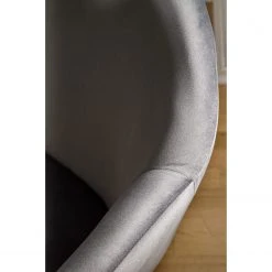 Jack & Alice Fauteuil Milawa - Velours Gris - Fauteuil 1 Place Confortable -Pas Cher Fauteuils Magasin 1000186960 201029 14292100008 DETAILS P000000001000186960