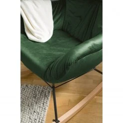 Fauteuil à bascule Mørteens Miles - Velours Vieux vert - Confort et élégance -Pas Cher Fauteuils Magasin 1000186961 210831 12185000005 MOOD DETAILS P000000001000186961 mood