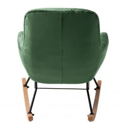 Fauteuil à bascule Mørteens Miles - Velours Vieux vert - Confort et élégance -Pas Cher Fauteuils Magasin 1000186961 210831 12185000008 DETAILS P000000001000186961