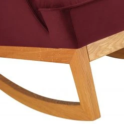 Tom Tailor Fauteuil Rocking Chair Confortable en Velours - Tissu TSV: 7 Bordeaux -Pas Cher Fauteuils Magasin 1000189235 191024 11133500032 DETAILS P000000001000189235