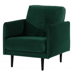 Norrwood Fauteuil Pigna I - Velours Ravi: Vert vieilli | Fauteuil 1 place élégant