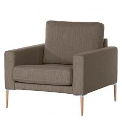 Norrwood Fauteuil Sauvo I - Velours Tissu Meara: Cubanit - Fauteuil 1 Place Confortable et Élégant