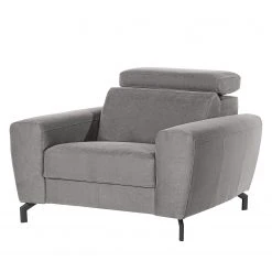 Fauteuil Opia Gris Microfibre - Design Moderne et Confortable - Loftscape