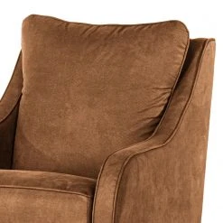Maison Belfort Fauteuil Wingen I en Velours Microfibre Bice - Nougat | Confort et Élégance -Pas Cher Fauteuils Magasin 1000193032 191204 13440602334 DETAILS P000000001000193032
