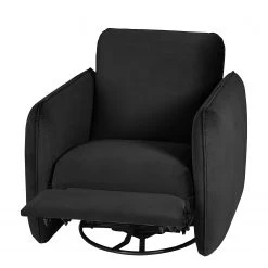 Fauteuil Kayla I Velours Ravi Noir - Confort et Élégance par Norrwood -Pas Cher Fauteuils Magasin 1000193824 191212 16450800139 DETAILS P000000001000193824