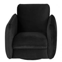 Fauteuil Kayla I Velours Ravi Noir - Confort et Élégance par Norrwood -Pas Cher Fauteuils Magasin 1000193824 191212 16450900143 DETAILS P000000001000193824