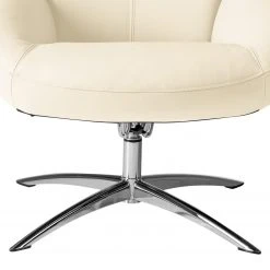 Fredriks Fauteuil relax Raahe en Cuir Véritable - Design Élégant et Confort Optimal - Couleur Crème -Pas Cher Fauteuils Magasin 1000194321 210317 06254300040 DETAILS P000000001000194321