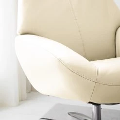 Fredriks Fauteuil relax Raahe en Cuir Véritable - Design Élégant et Confort Optimal - Couleur Crème -Pas Cher Fauteuils Magasin 1000194321 210520 15464500014 DETAILS P000000001000194321