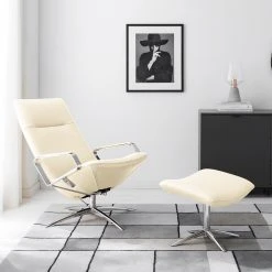 Fredriks Fauteuil relax Pargas - Cuir véritable - Crème | Fauteuil 1 place | Confort premium -Pas Cher Fauteuils Magasin 1000194331 210520 15464600046 MOOD DETAILS P000000001000194331 mood