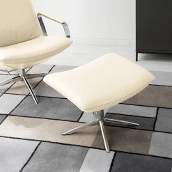 Fredriks Fauteuil relax Pargas - Cuir véritable - Crème | Fauteuil 1 place | Confort premium -Pas Cher Fauteuils Magasin 1000194331 210520 15464600050 DETAILS P000000001000194331