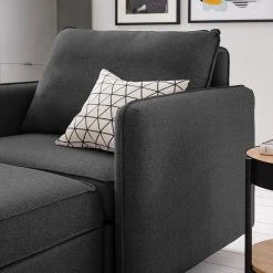 Fredriks Loveuse Lavara - Fauteuil 1 Place en Tissu Gris Foncé -Pas Cher Fauteuils Magasin 1000194549 200128 06060900008 DETAILS P000000001000194549
