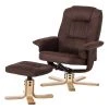 Modoform Fauteuil de Relaxation Canillo II avec Repose-Pieds en Microfibre Marron -Pas Cher Fauteuils Magasin 1000195959 200127 09575600007 IMAGE P000000001000195959