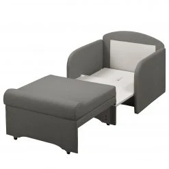 Fredriks Fauteuil convertible Disley II en tissu gris avec accoudoirs - Confort et élégance -Pas Cher Fauteuils Magasin 1000196194 200224 14470000033 DETAILS P000000001000196194