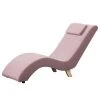 Chaise relax Sandon II - Imitation cuir - Velours Ravi: Mauve | Détente et Élégance | ars manufacti