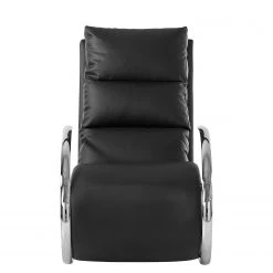 Fauteuil à bascule Fredriks Rocking Chair Fox II - Imitation cuir noir - Confort premium -Pas Cher Fauteuils Magasin 1000199047 201204 11471900003 DETAILS P000000001000199047