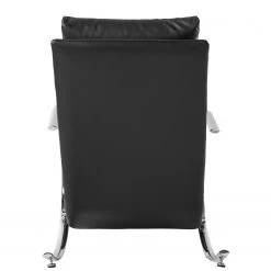 Fauteuil à bascule Fredriks Rocking Chair Fox II - Imitation cuir noir - Confort premium -Pas Cher Fauteuils Magasin 1000199047 201204 11472500005 DETAILS P000000001000199047