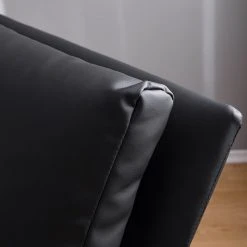 Fauteuil à bascule Fredriks Rocking Chair Fox II - Imitation cuir noir - Confort premium -Pas Cher Fauteuils Magasin 1000199047 210430 12435200004 DETAILS P000000001000199047