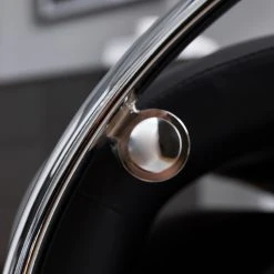 Fauteuil à bascule Fredriks Rocking Chair Fox II - Imitation cuir noir - Confort premium -Pas Cher Fauteuils Magasin 1000199047 210430 12440000009 DETAILS P000000001000199047