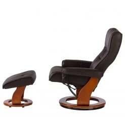 Fauteuil relax Modoform Westerwald avec repose-pieds - Cuir véritable ou imitation cuir - Marron -Pas Cher Fauteuils Magasin 1000199059 200618 09565000024 DETAILS P000000001000199059