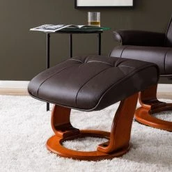Fauteuil relax Modoform Westerwald avec repose-pieds - Cuir véritable ou imitation cuir - Marron -Pas Cher Fauteuils Magasin 1000199059 200621 14592800016 DETAILS P000000001000199059