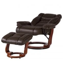 Modoform Fauteuil relax Rimbach avec repose-pieds - Cuir véritable ou imitation cuir - Marron -Pas Cher Fauteuils Magasin 1000199060 200618 09565700034 DETAILS P000000001000199060
