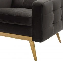 Fauteuil Oravi en Velours Marron Foncé - Confort et Élégance | Mørteens -Pas Cher Fauteuils Magasin 1000199776 200225 14061000160 DETAILS P000000001000199776