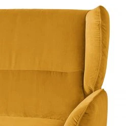 Fredriks Fauteuil Lehi - Velours Jaune Moutarde avec Repose-Pieds - Fauteuil Relax -Pas Cher Fauteuils Magasin 1000199858 200225 14063000890 DETAILS P000000001000199858